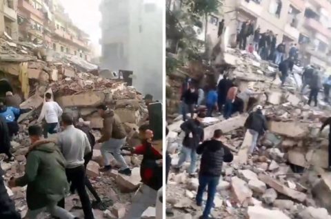 Најмалку шест жртви по уривањето на висококатница во Либан