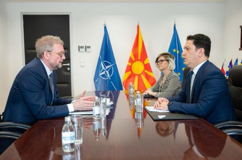 Сали оствари средба со претставникот на ЕИБ, Бјорн Габриел