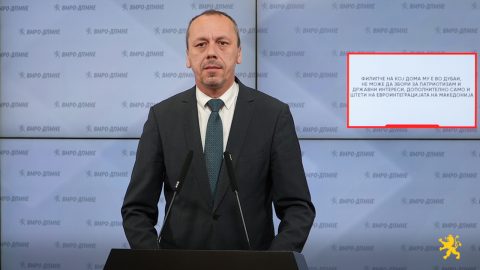 Петрушевски: Филипче на кој дома му е во Дубаи, не може да збори за патриотизам и државни интереси