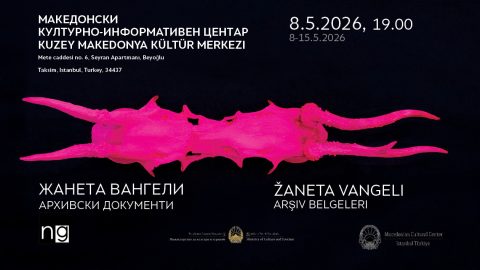 Жанета Вангели со изложбата „Архивски документи“ пред истанбулската публика